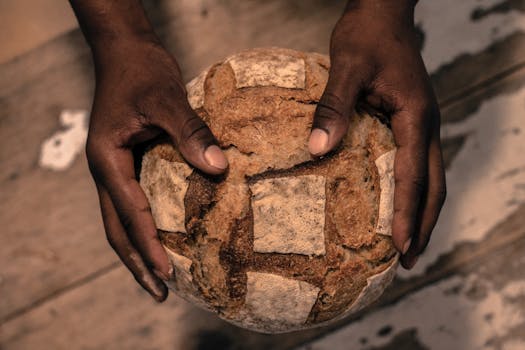 sourdough bread with crust