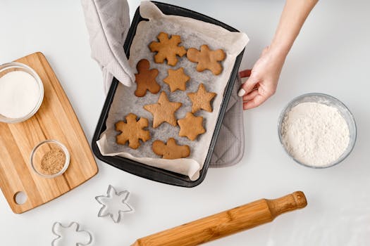 freshly baked cookies