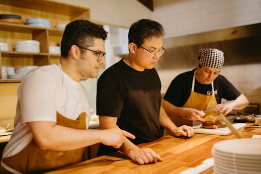 chef practicing knife skills