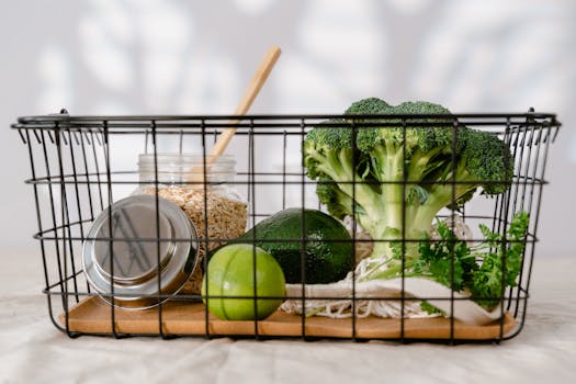 steamed vegetables in a basket