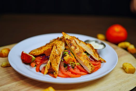 colorful roasted vegetables with spices