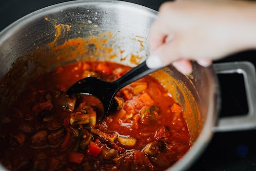 slow cooker with stew