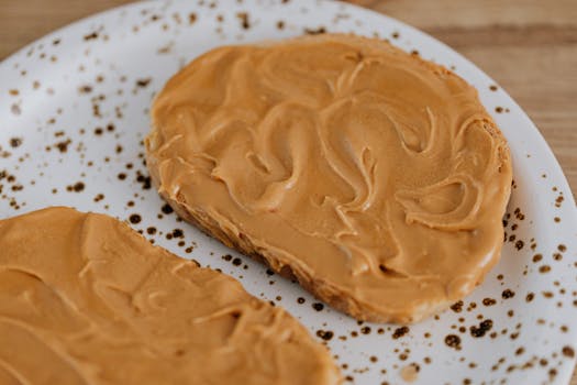 homemade nut butter spread on toast