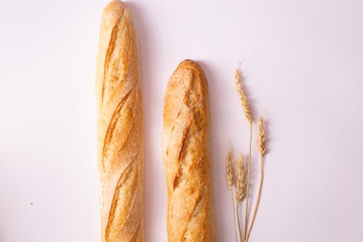 Freshly baked sourdough bread