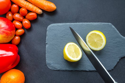 julienne cut vegetables