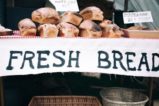 delicious display of baked goods