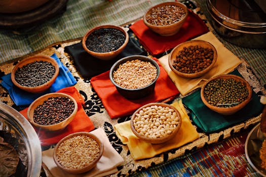 An array of spices used in diverse cuisines